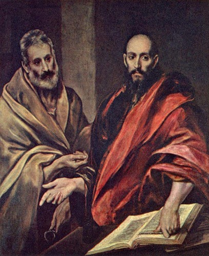 Икона Апостол Петр и Апостол Павел